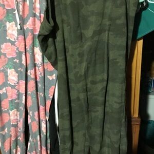 Floral and Camouflage Women's Pajama footie pants